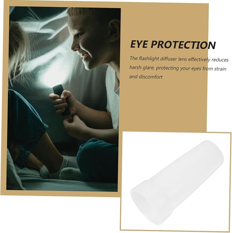 غطاية مبعثر ضوء مصباح التخييم، غطاء ضوء LED الناعم لحماية العينين وإضاءة القراءة - Image 3